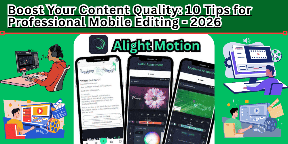 Boost Your Content Quality: 10 Tips for Professional Mobile Editing - 2026