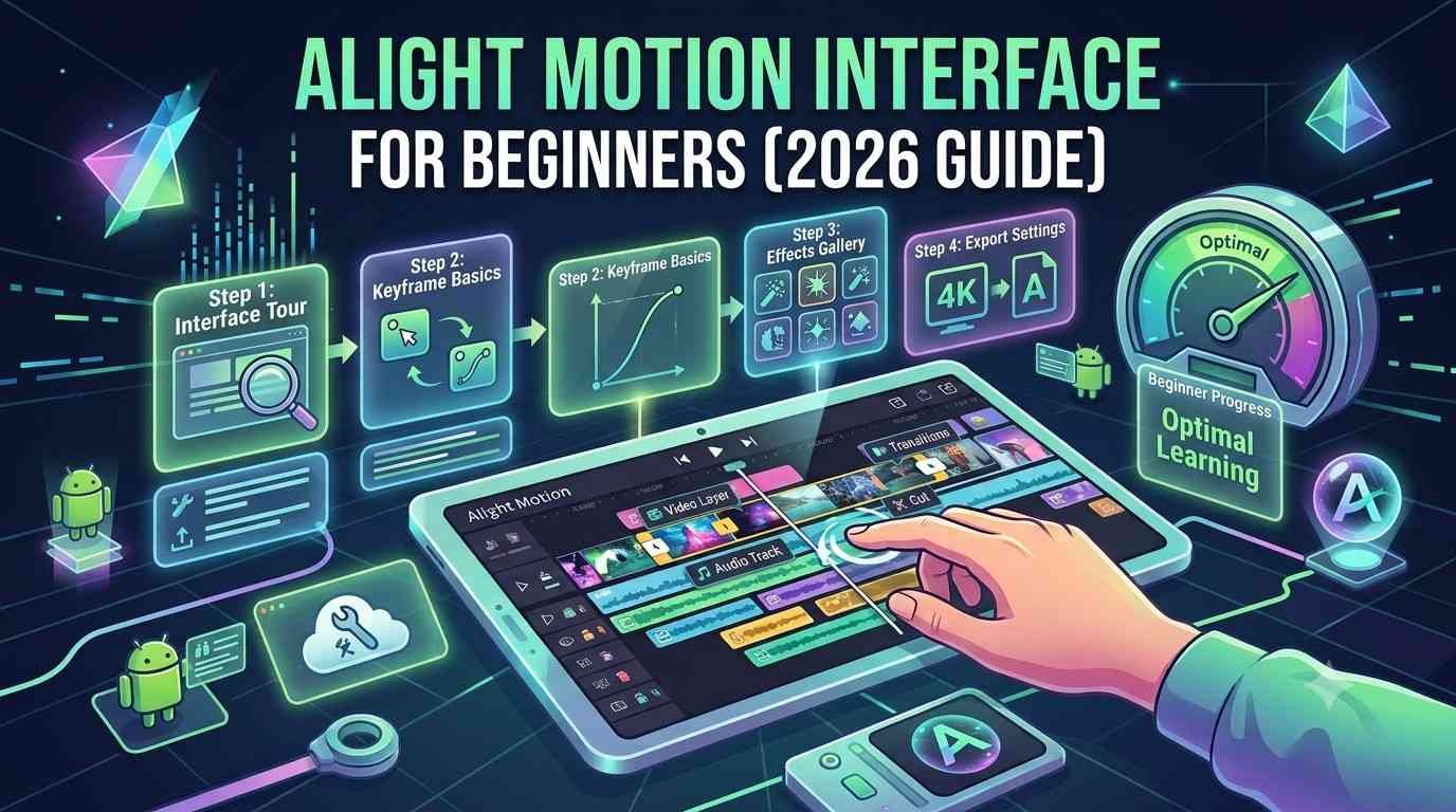 Alight Motion Interface for Beginners (2026 Guide)