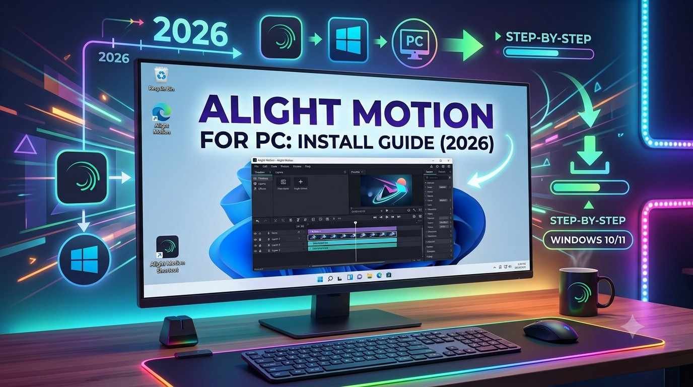 Alight Motion for PC: Install Guide (2026)