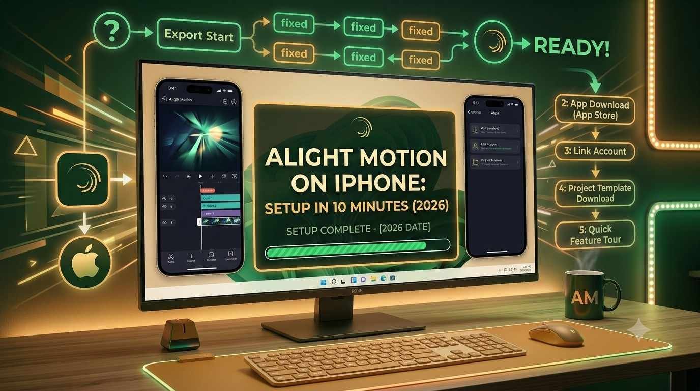 Alight Motion on iPhone: Setup in 10 Minutes (2026)