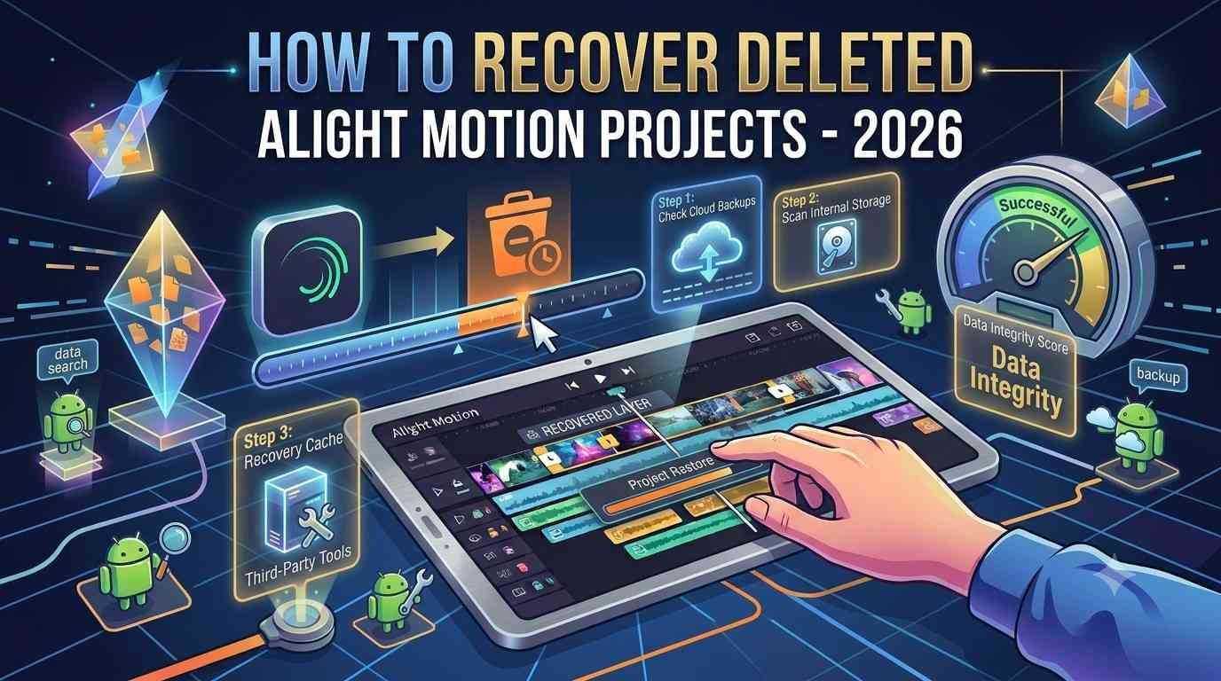 How to Recover Deleted Alight Motion Projects - 2026