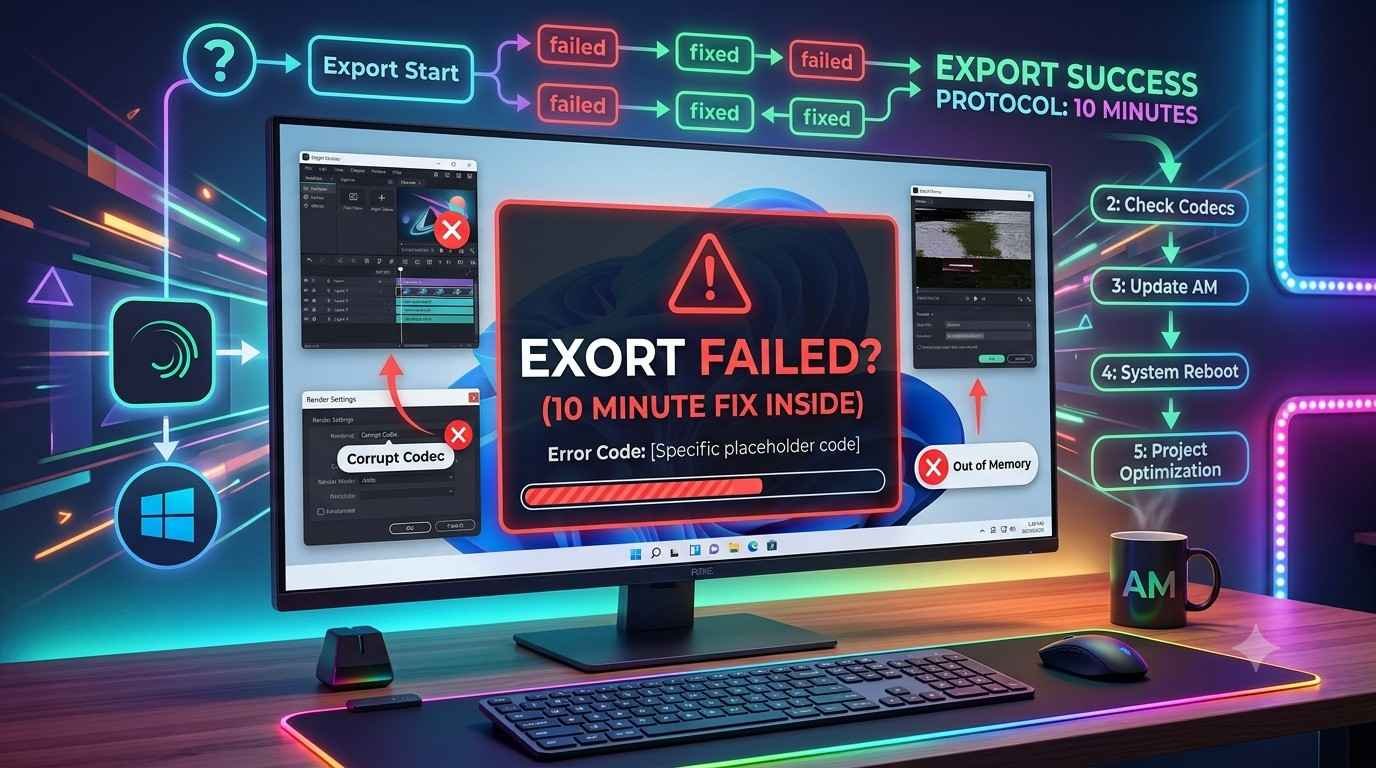 Alight Motion Export Failed? Fix It in 10 Minutes