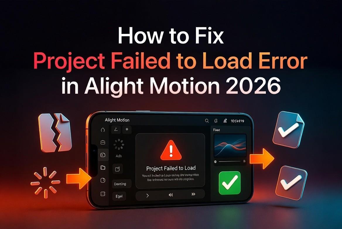 How to Fix Project Failed to Load Error in Alight Motion 2026